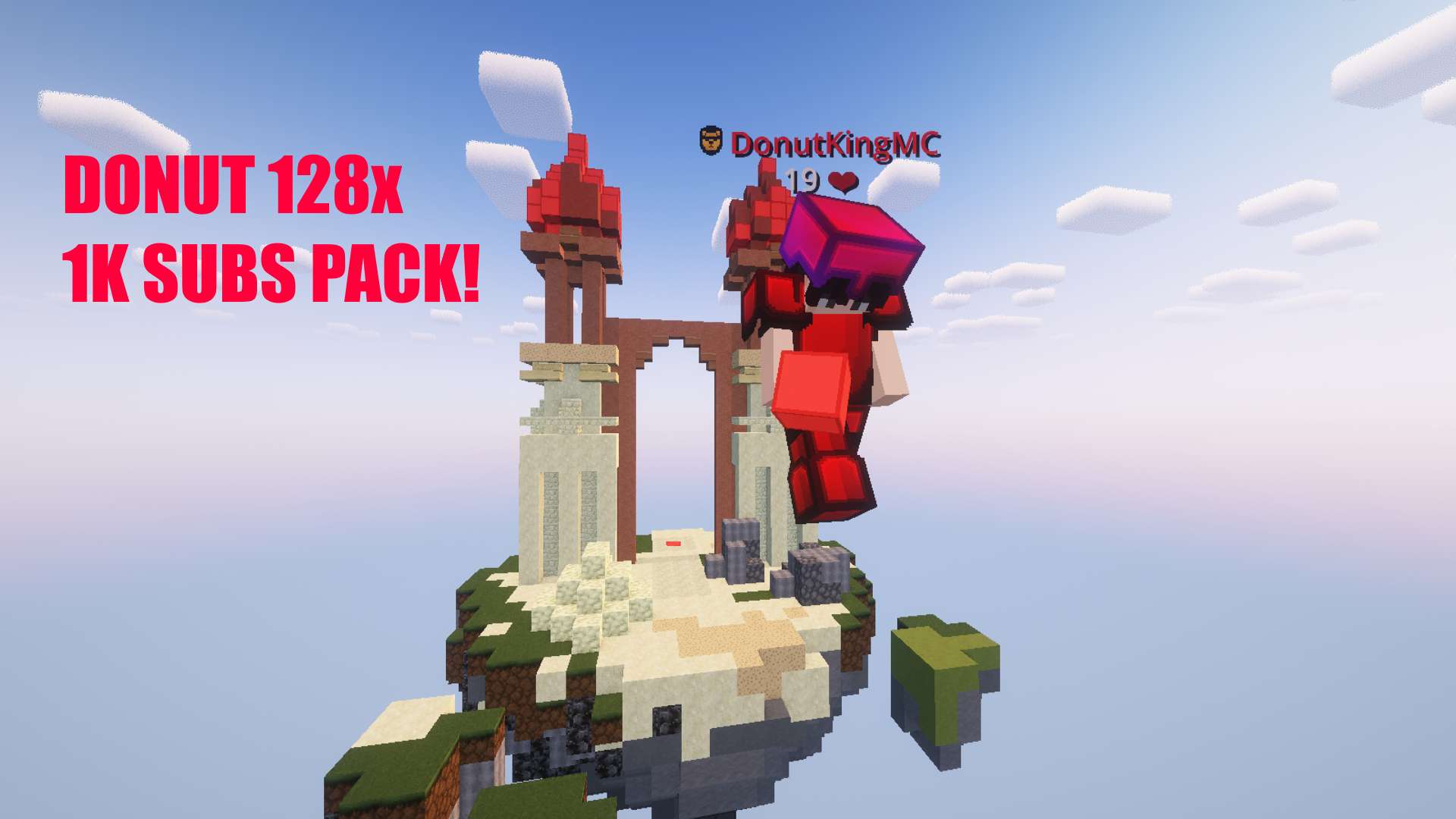 Donut 1000 Subscibers Pack! 128x by DonutKing & DonutKingMC on PvPRP