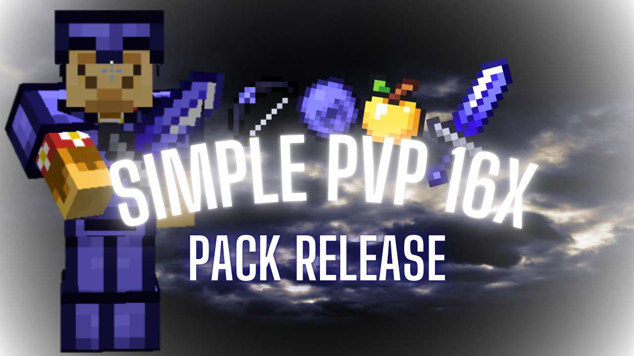 Simple 16x Dark Blue (FPS BOOST) 16x by Konkov on PvPRP