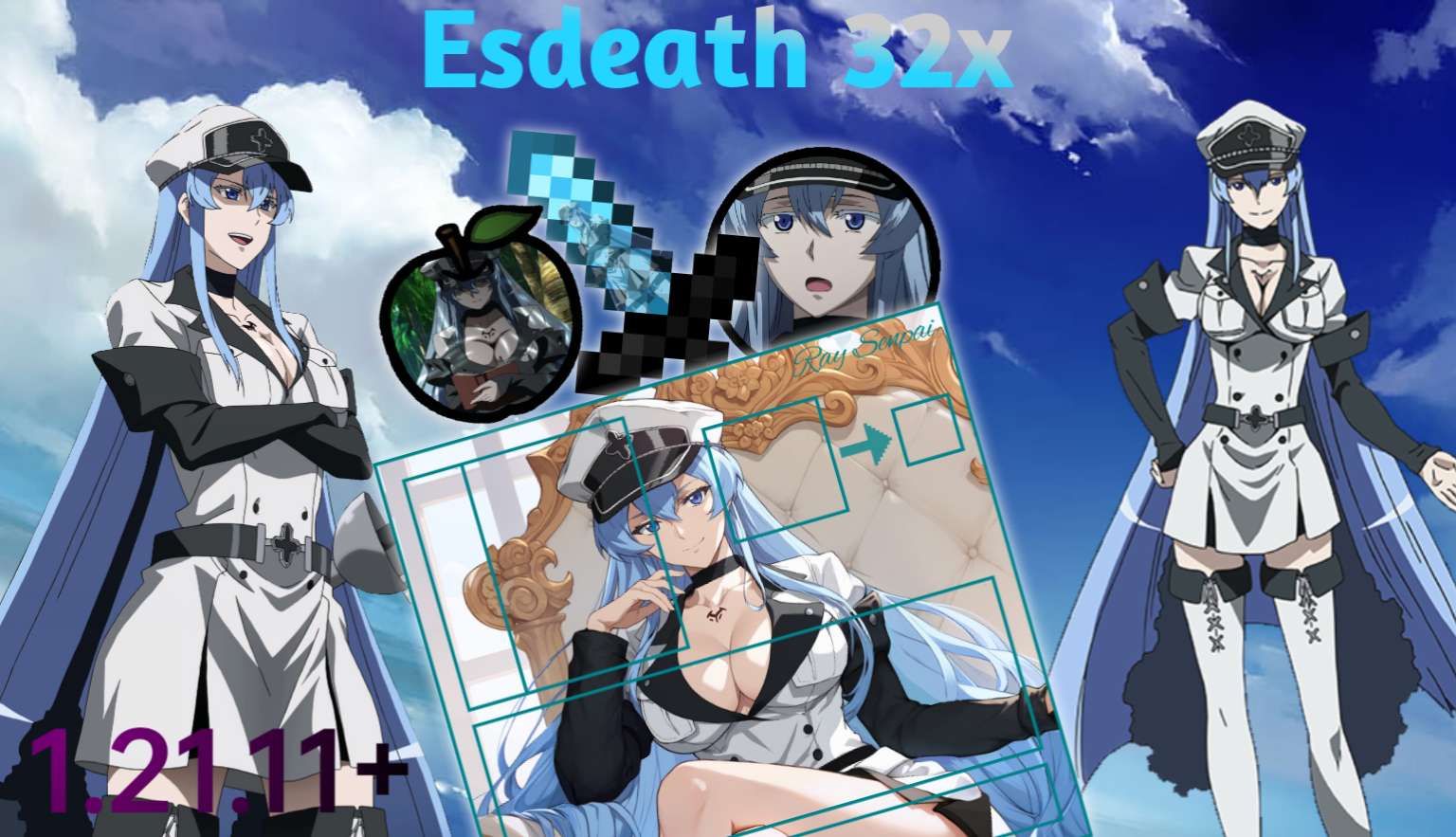 Esdeath 32x by RaySenpai01 on PvPRP