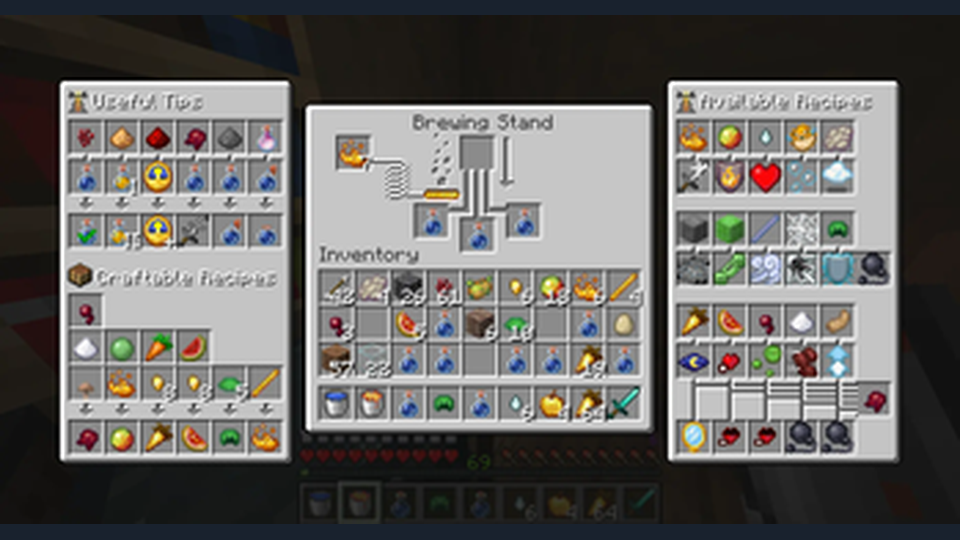 Potion Recipes: Vanilla Edition! 16x by PVPRP & Pixelforge on PvPRP