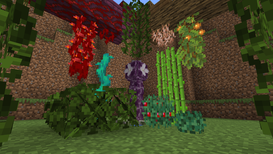Bushy Leaves and Vines 16x by PVPRP & poqbox on PvPRP