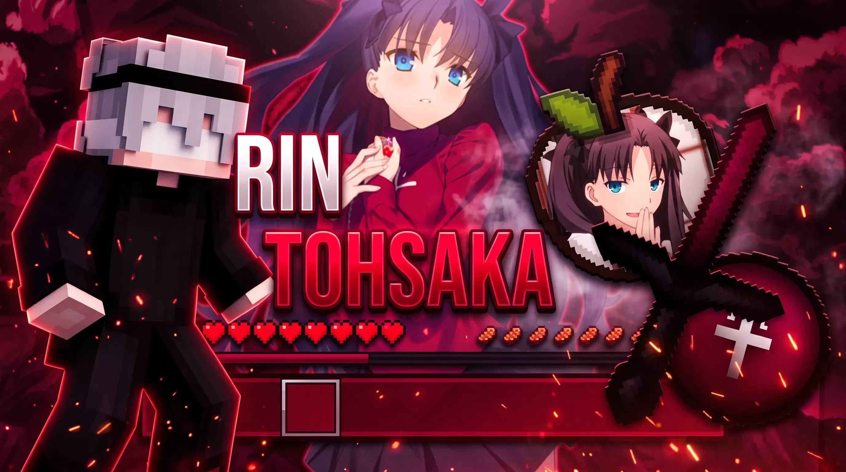Rin Tohsaka Animate 64x by Sakqu on PvPRP